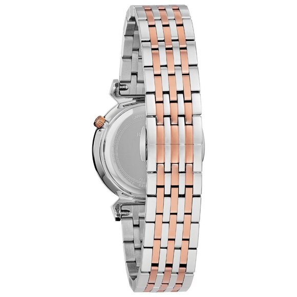 Bulova Regatta Women\'s Quartz Black Dial Roman Numerals Band Watch